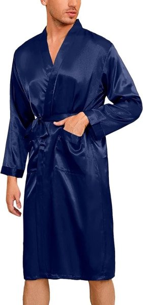 Bata de Hombre color Azul