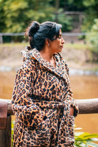 Bata de Invierno Animal Print